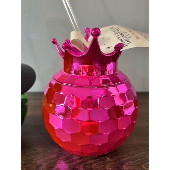 Target Bullseye disco ball drinking cups, good witch, bad witch - Picture 4 of 5